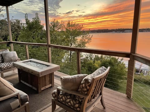 One of the best places to see the sunset in Okoboji!