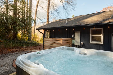 Welcome to our country cabin with a hot tub!