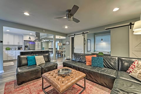 Living Room | Wood-Burning Fireplace