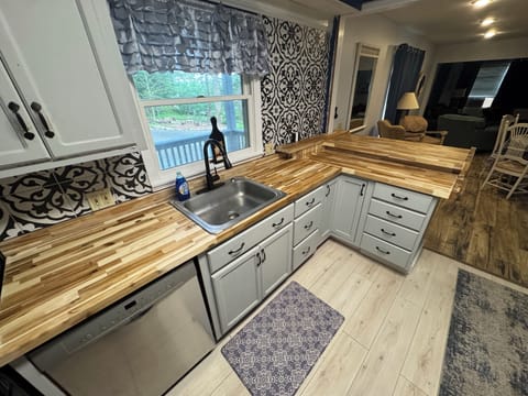 Updated kitchen -- new counters