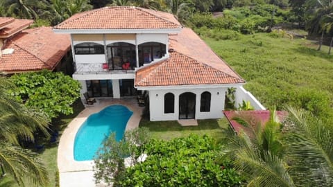 Aerial View of the villa (back)