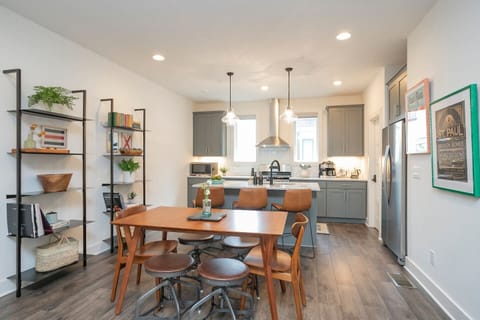 Dining table and bar counter for eating-in