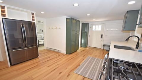 Thoughtful lighting throughout makes the cottage light & bright 