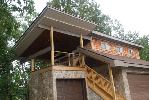 2nd floor private suite with covered deck