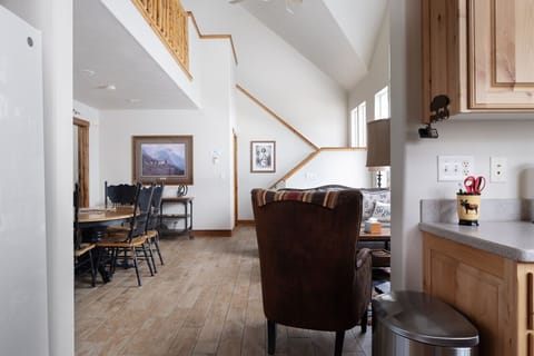 View from kitchen on main floor