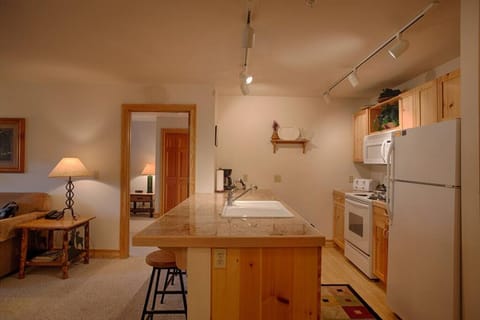 Fully stocked kitchen