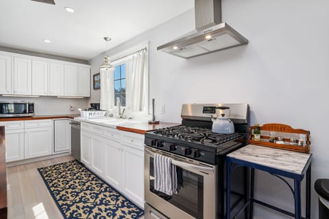 Stainless Appliances and very well-stocked.