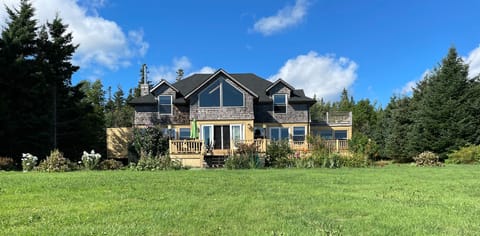 The house from the beach