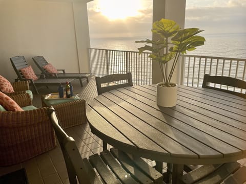 Large balcony