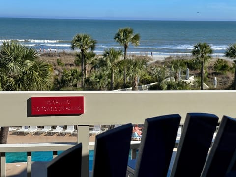 The view from our private balcony