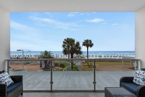 Balcony with Glass Panels to Catch the View