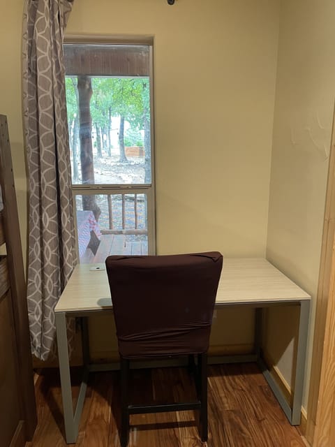 One of two dedicated work spaces (located in Bunkroom)
