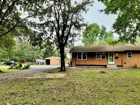 Shed equipped with electricity