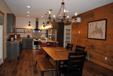 Large kitchen dining area