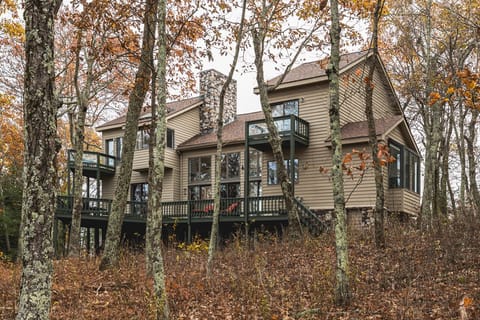 Back of house, looking from golf course.