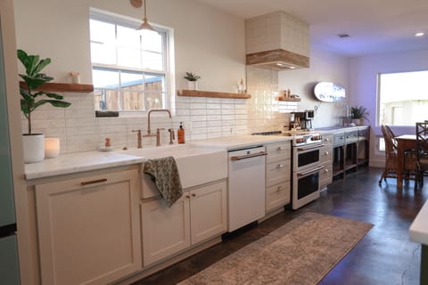 Beautiful custom kitchen with New Cafe Appliances - Double Oven