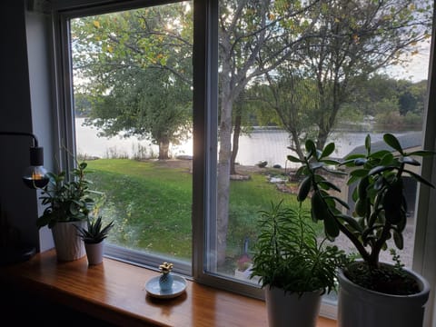 View from master bed.