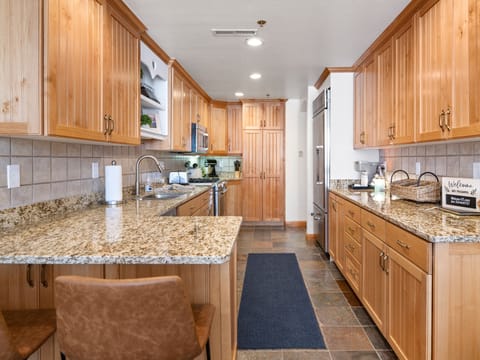 Galley Kitchen with everything you would need to make delectable eats and cherished memories.