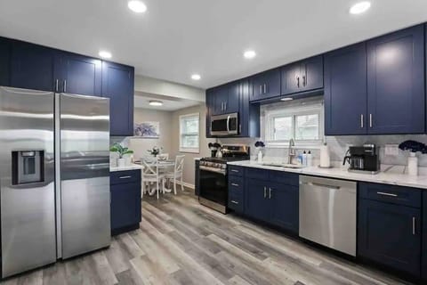 Kitchen and dining area