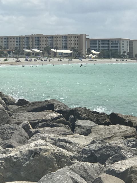 View of condo from Venice jetty