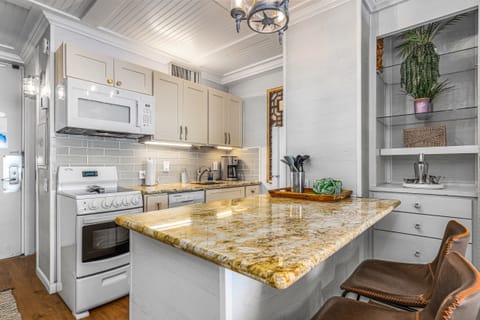 Updated Kitchen with Bar Stool Seating
