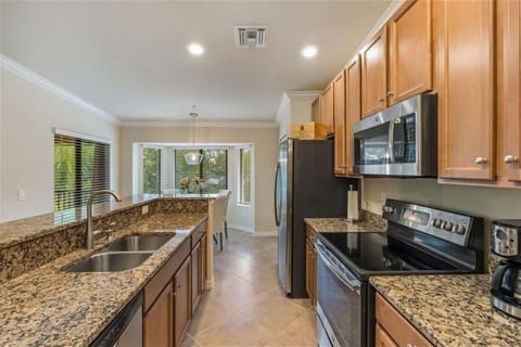 Fully Stocked Kitchen for preparing meals