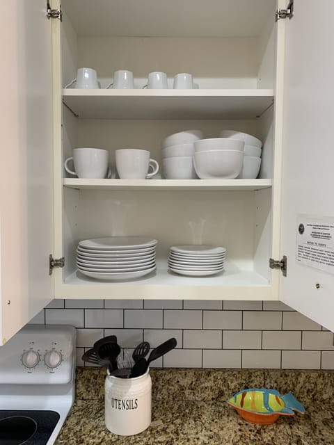 Dishes and coffee mugs