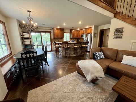 Living and dining area