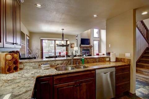 Cook and entertain family and friends with great open concept kitchen/living