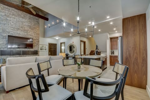 Dining Room, Kitchen, and Living Room