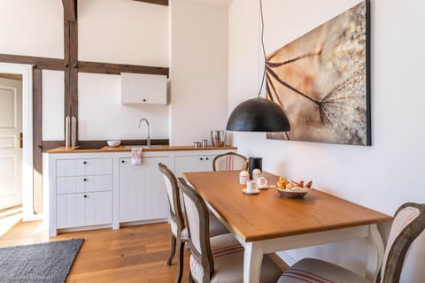 Kitchen and dining area