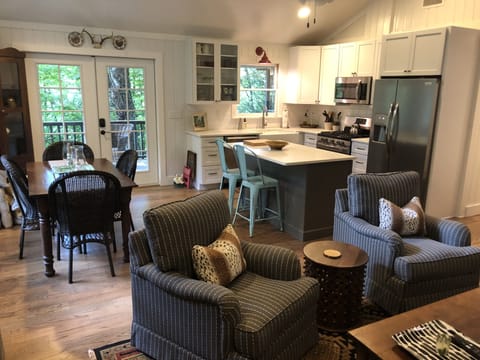 Kitchen and dining area