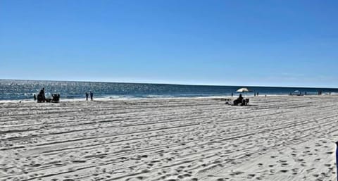 Nothing but miles and miles of white sand and blue water for as far as the eye can see!!
