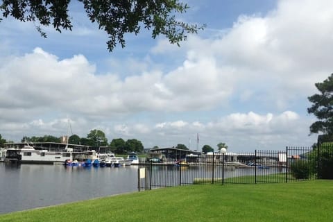 View of Walden Marina from the living room and patio.