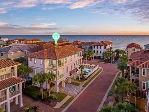 Directly across the beach/beach access with amazing gulf views!