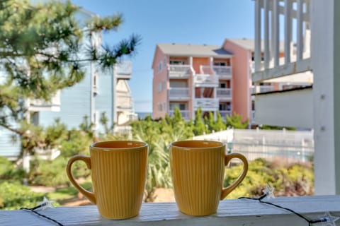 Enjoy your morning coffee with an ocean view 