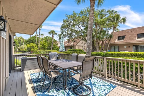 Private Deck with Seating Up to 6