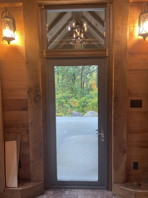 Door to the back patio