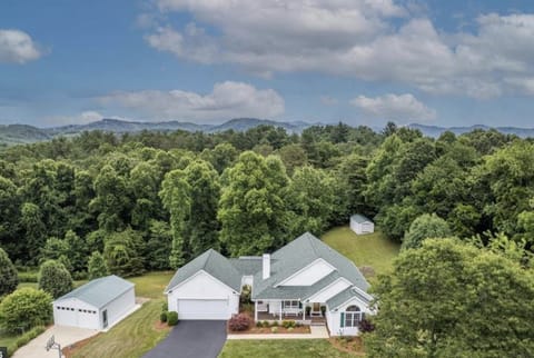 Wide view of Casa Blanca property