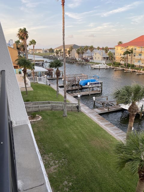 Canal view from balcony