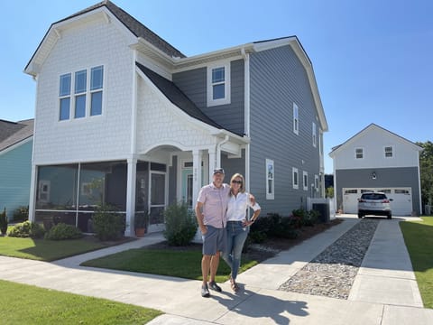 Steve & Molly in front