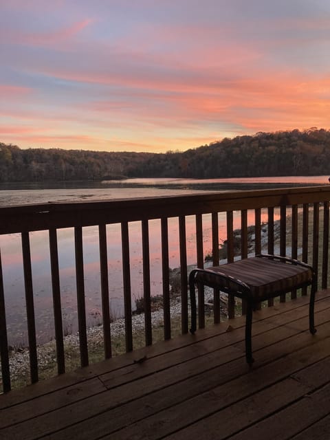 Sunset on the deck