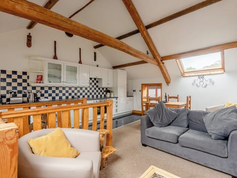 Open plan living space | Robin’s Nest - Paith Holiday Cottages, Capel Seion, near Aberystwyth