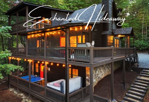Your story begins here... Enchanted Hideaway, where rustic charm and modern luxury meet to create unforgettable family moments.