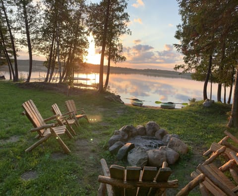 Your sunset view from the fire pit.