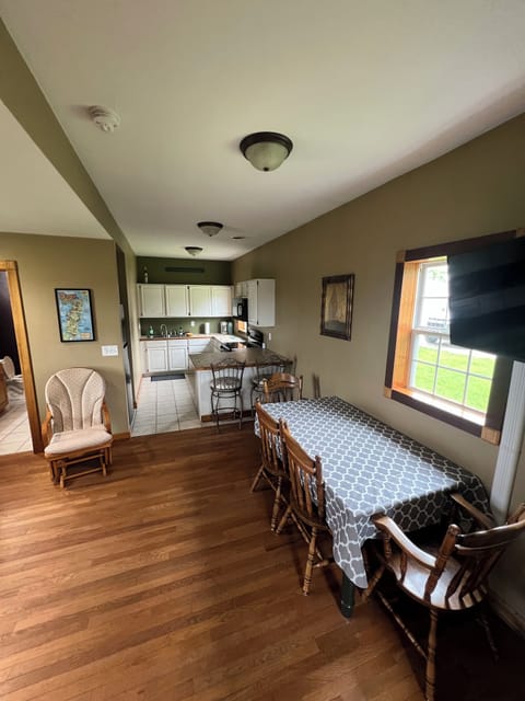 Kitchen and dining area