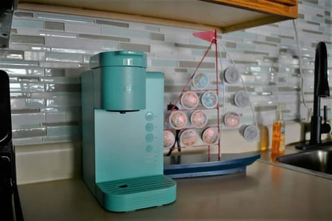 No kitchen is complete without a Keurig to enjoy your fave beverage on the lake!