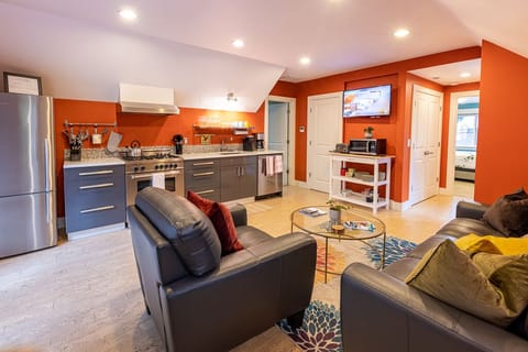 This is the modern, comfortable living space.