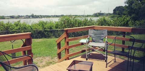 Deck overlook the lake