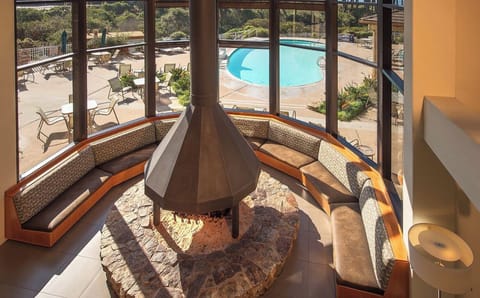 How about a drink from the bar by the Lobby Fireplace?